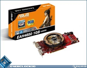 Asus HD4850 512mb PCI-E Graphics Card EAH4850