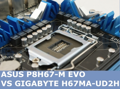 Asus vs Gigabyte Intel H67 Review