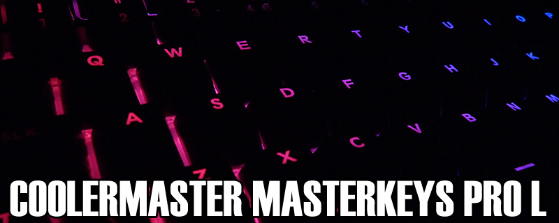 Cooler Master Masterkeys Pro L Review