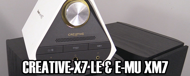 Creative X7 LE Amp and E-MU XM7 Bookshelf Speaker Review