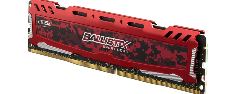 Crucial Ballistix Sport LT Red DDR4 Memory – RushKit