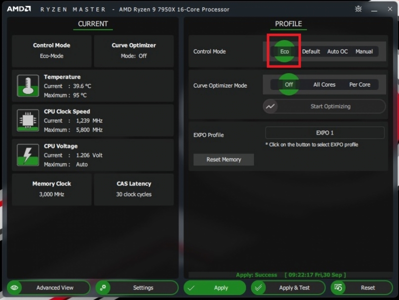 Don’t use Ryzen Master Eco Mode with Ryzen 9 7900X 7950X CPUs until you read this