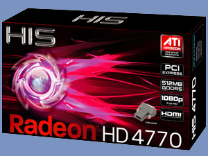 HIS HD 4770 512MB PCI-E Graphics Card