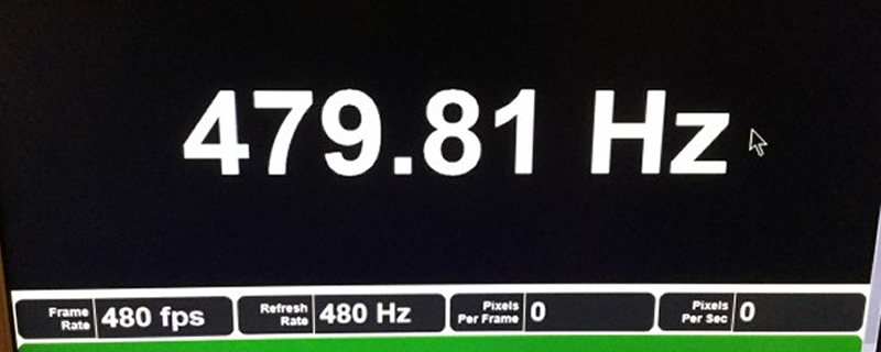 480Hz prototype display spotted