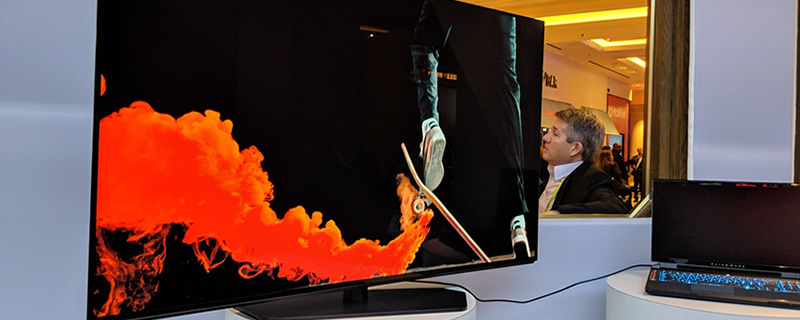 Alienware Showcases 55-inch 120Hz OLED Gaming Display