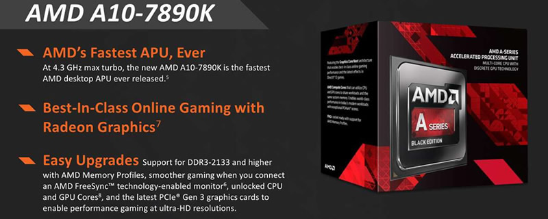 AMD to release A10 7890K APU and a new Stock CPU cooler