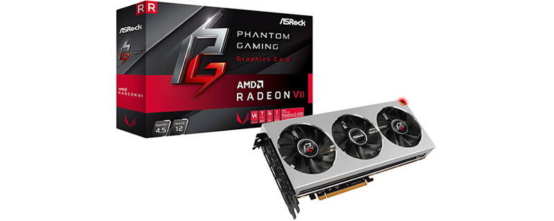 ASRock Radeon VII Phantom Gaming Graphics Card Pictured