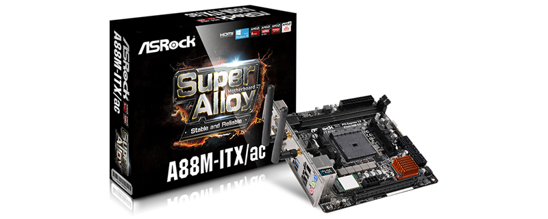 ASRock to launch new AMD A88M-ITX/ac ITX motherboard