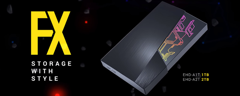 ASUS Announces their RGB Illuminated FX Series External HDDs with Aura Sync