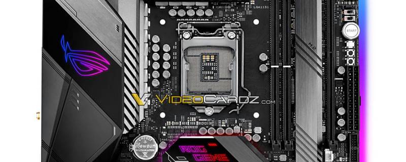ASUS Maximus XI EXTREME and Maximus XI Gene pictured