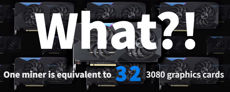 Bitmain teases an Ethereum miner with the power of 32 RTX 3080 graphics cards