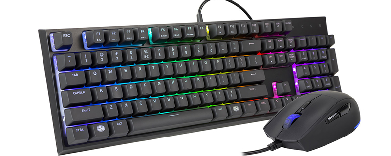 Cooler Master announces their new MasterSet MS120 mouse/keyboard combo