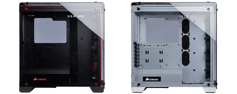 Corsair has released White and Red versions of their Crystal series 570X RGB chassis