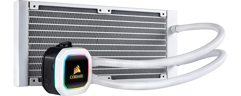 Corsair Officially Reveals All-White H100i RGB Platinum SE