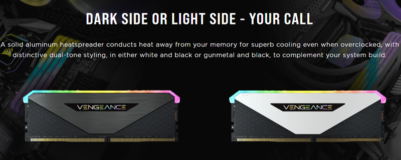 Corsair’s Vengeance RGB RT DDR4 memory modules have been revealed