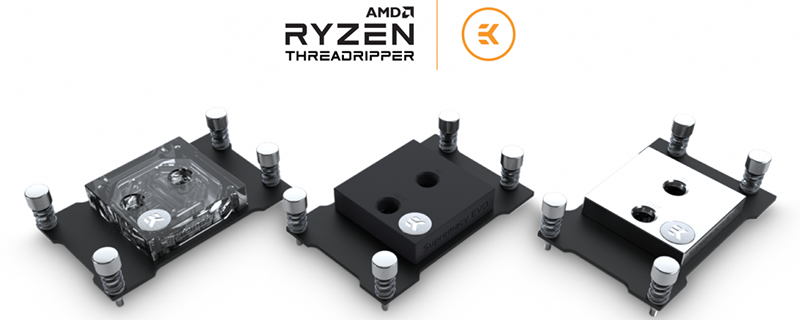 EK has announced a dedicated AMD Threadripper Supremacy Evo water block