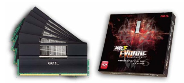 Geil announce DDR3 Gaming Series Evo One Hexa-Channel Kits
