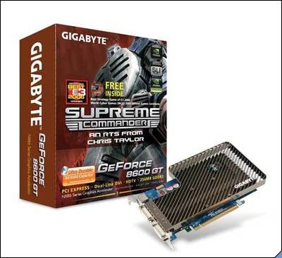 GIGABYTE Introduces New Silent-Pipe II™ Graphics Accelerators with GeForce® 8600 GT