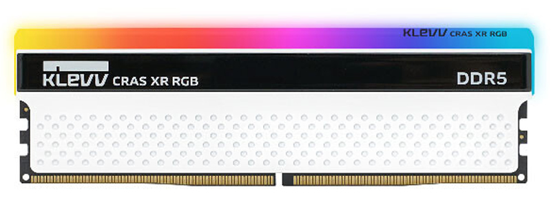 KLEVV reveals high-speed DDR5 memory with sexy white heatsinks