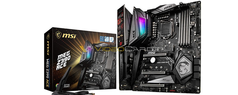 MSI’s MEG Z390 ACE has been pictured