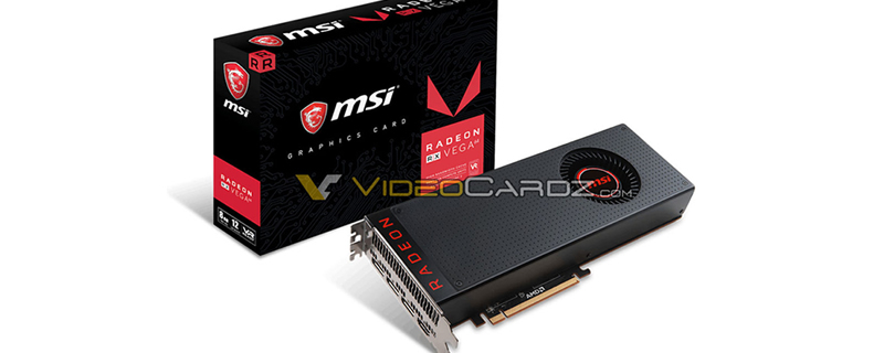 MSI’s reference RX Vega GPU leaks