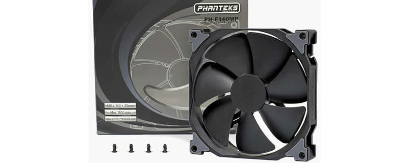 Phanteks Announces the MP and SP Series Black Edition Fans