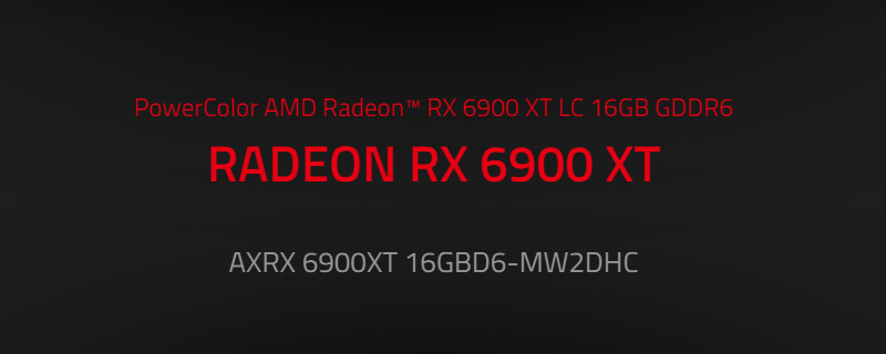 PowerColor lists AMD’s Radeon RX 6900 XT LC graphics card on their website