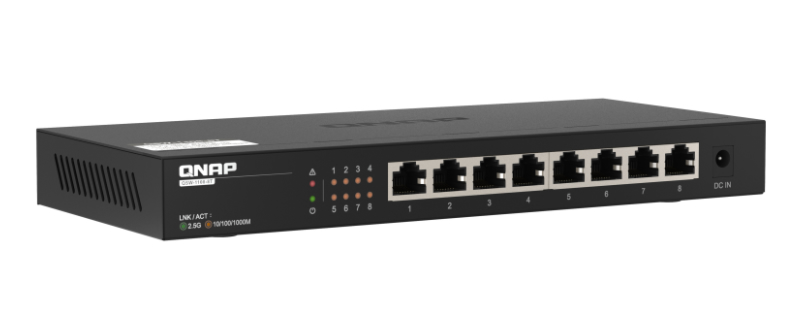 QNAP’s 8-port 2.5GbE Switch makes home networking upgrades easier