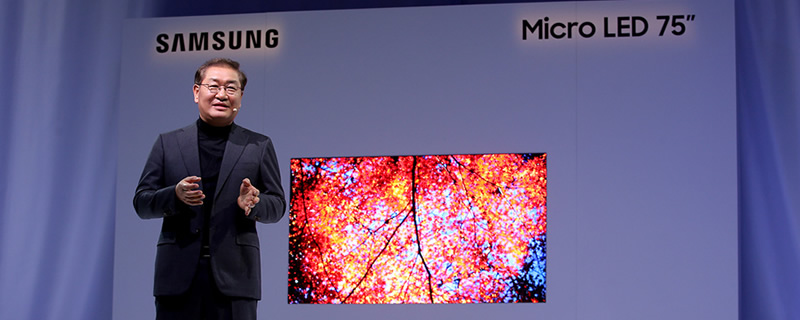 Samsung Showcases 75-inch and 219-inch MicroLED TVs at CES