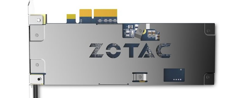 ZOTAC Announces the SONIX 480GB PCIe NVMe SSD