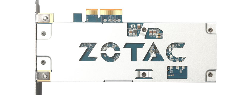 Zotac shows off a high end PCIe SSD