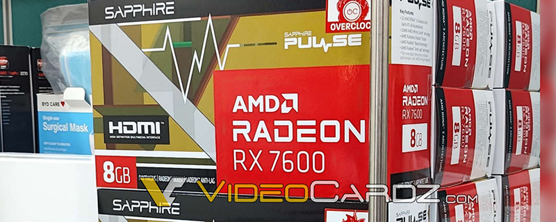 AMD’s RDNA 3 Radeon RX 7600 appears on store shelves
