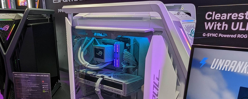 ASUS reveals a white version of their ROG Hyperion PC case at Computex