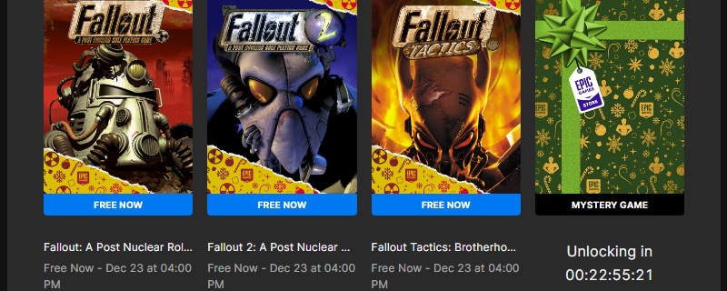 Grab three free Fallout Games today on the Epic Games Store - OC3D