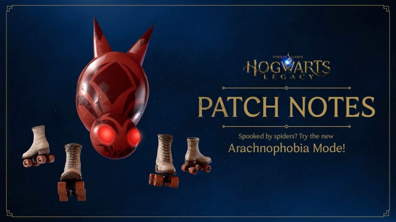 Hogwarts Legacy’s latest update brings Arachnophobia Mode, and a huge list of fixes/optimisations to the game