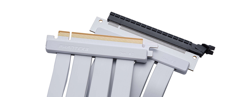 Phanteks launches White Gen4 PCIe Riser Cables and a White Vertical GPU bracket