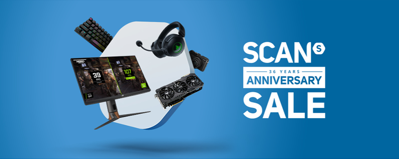 Scan’s 36th Anniversary Sale has started – Ready for some PC hardware deals?